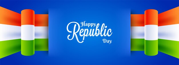 Premium Vector | Happy republic day celebration header