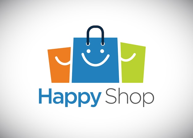 Download Free Happy Shop Logo Template Premium Vector Use our free logo maker to create a logo and build your brand. Put your logo on business cards, promotional products, or your website for brand visibility.