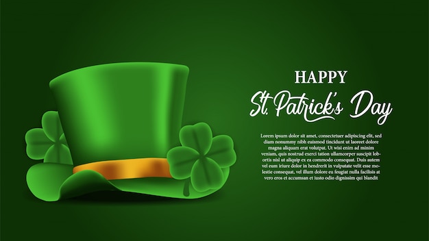 Premium Vector | Happy st. patrick day banner