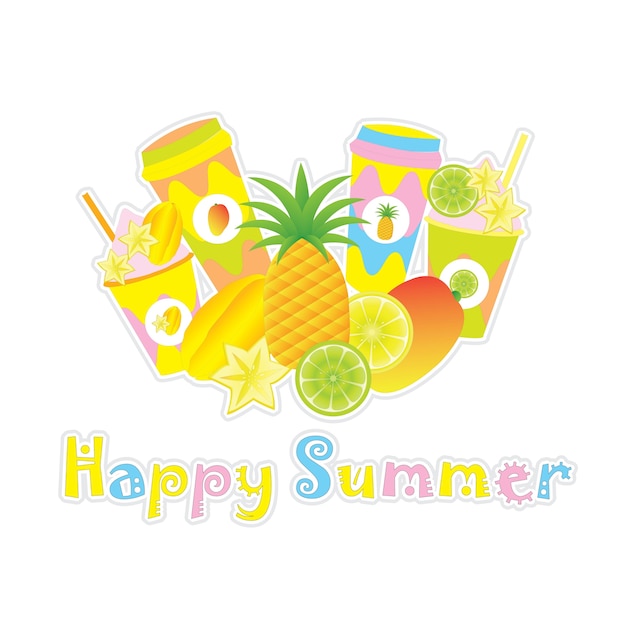 Happy summer background