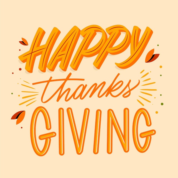 happy thanksgiving clip art text