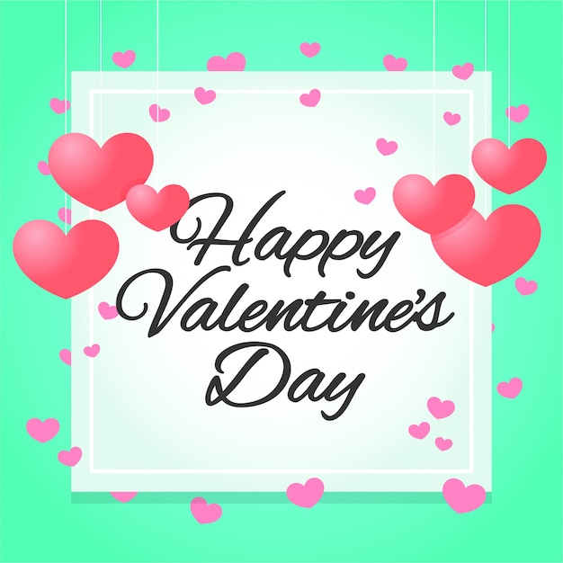 Download Premium Vector | Happy valentine's day card