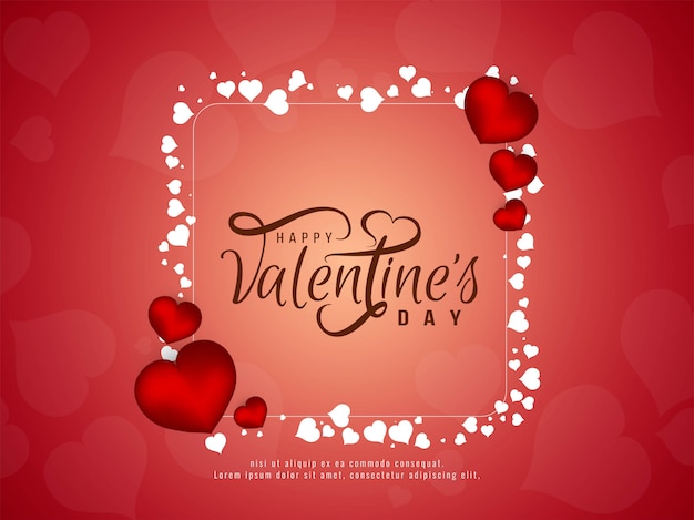 Happy Valentines Day Free Vector