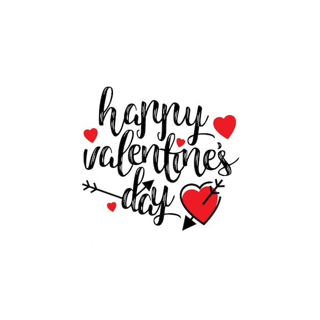 Download Happy valentine's day stylish Vector | Free Download