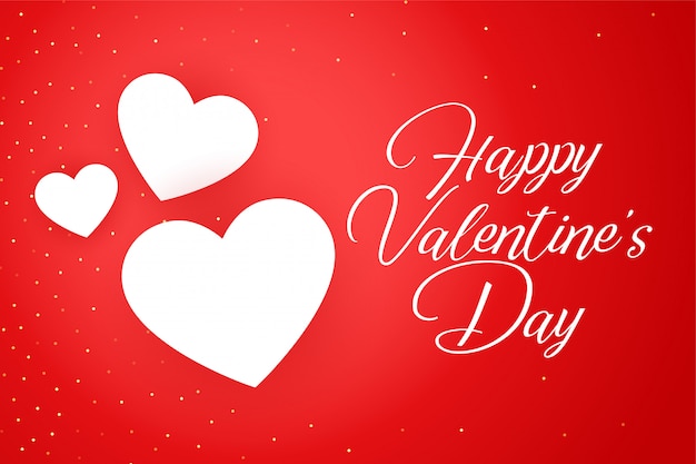 Free Vector | Happy valentines day celebration greeting card