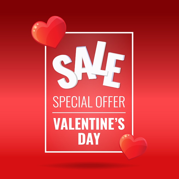 valentines day sale banner free download