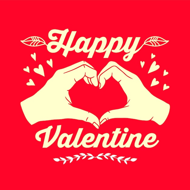 Premium Vector | Happy valentines day