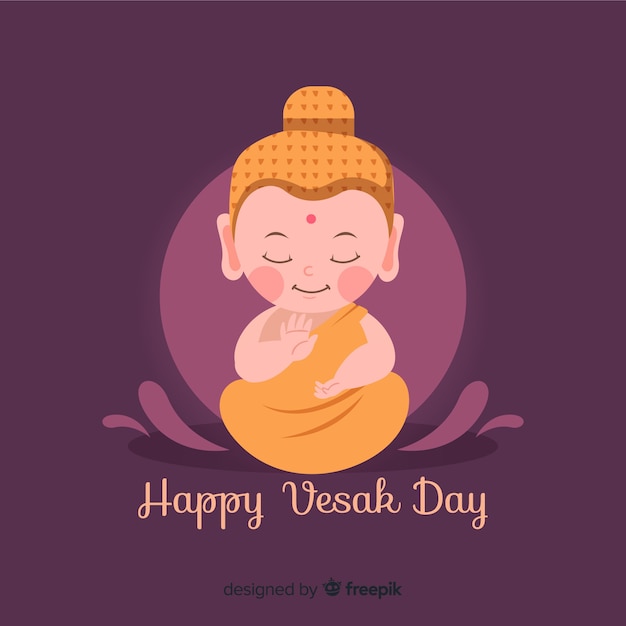 Vesak Day / Happy Vesak Day Illustration With Night Background 2073191 Vector Art At Vecteezy