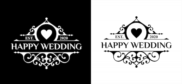 Download Free Happy Wedding Logo Template Premium Premium Vector Use our free logo maker to create a logo and build your brand. Put your logo on business cards, promotional products, or your website for brand visibility.