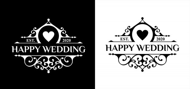Download Free Happy Wedding Logo Template Premium Premium Vector Use our free logo maker to create a logo and build your brand. Put your logo on business cards, promotional products, or your website for brand visibility.