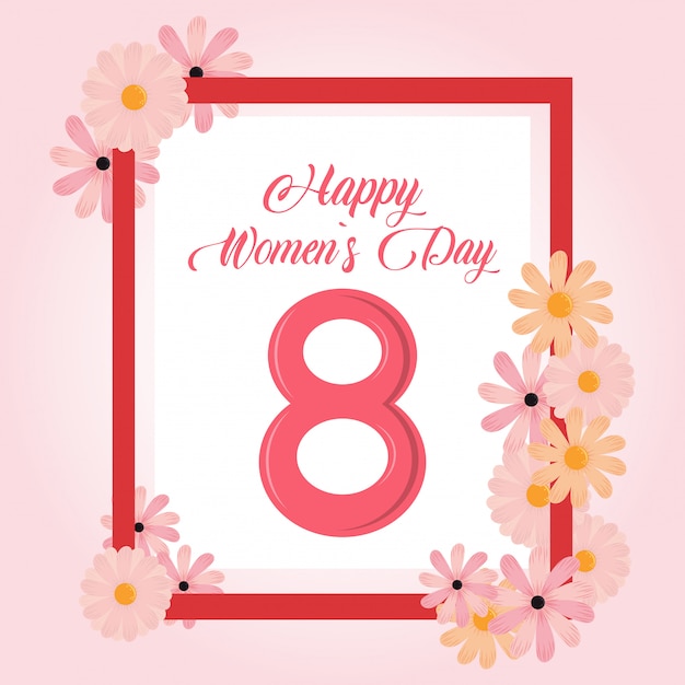 Premium Vector Happy Women Day