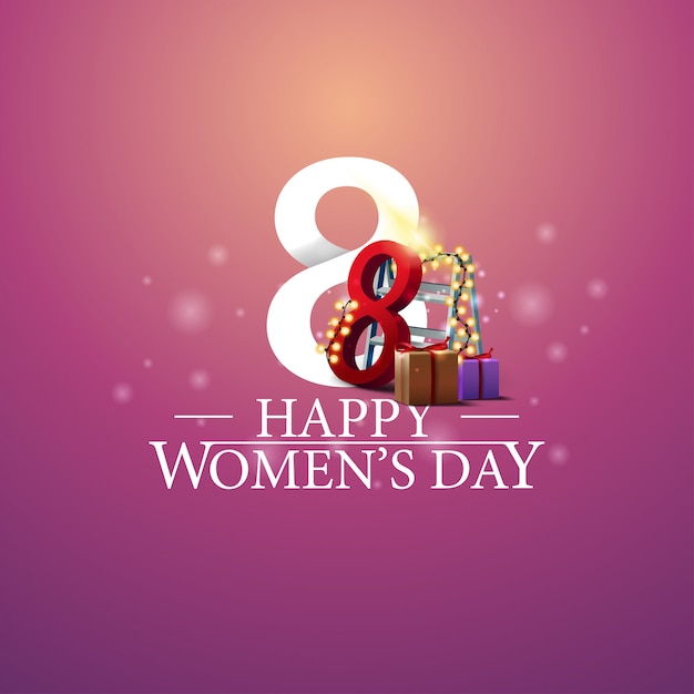 Download Free Happy Women S Day Logo With Gifts Premium Vector Use our free logo maker to create a logo and build your brand. Put your logo on business cards, promotional products, or your website for brand visibility.