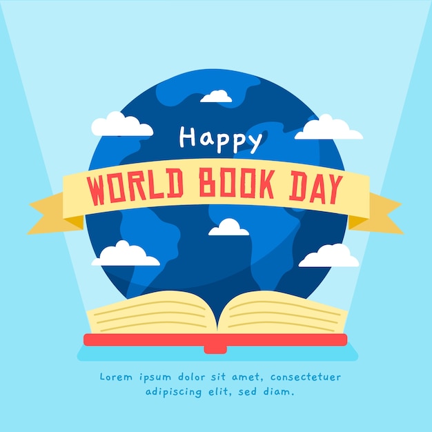 Free Vector Happy World Book Day Background