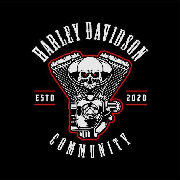 Download Free Harley Davidson Community Premium Vector Use our free logo maker to create a logo and build your brand. Put your logo on business cards, promotional products, or your website for brand visibility.