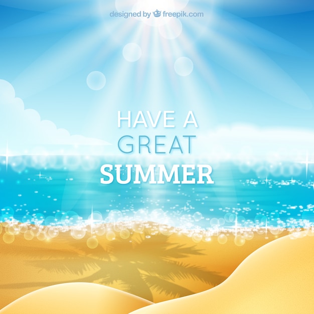 Download Have a great summer background Vector | Free Download