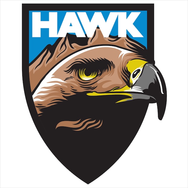 Download Free Hawk Eagle Head Mascot Shield Logo Team Premium Vector Use our free logo maker to create a logo and build your brand. Put your logo on business cards, promotional products, or your website for brand visibility.