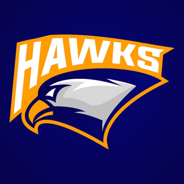 Premium Vector Hawk Head Logo Mascot For Sport Club