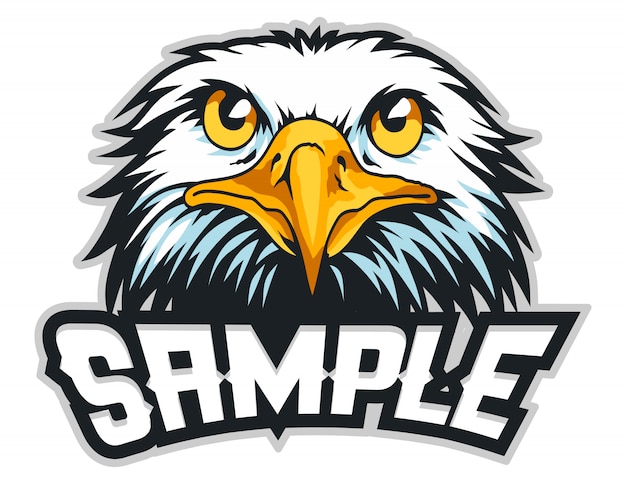 Premium Vector | The head of an eagle sport logo mascot