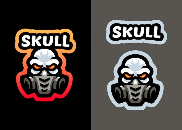 Download Free Head Skull Gas Mask Mascot Logo For Sports And Esports Logo Design Premium Vector Use our free logo maker to create a logo and build your brand. Put your logo on business cards, promotional products, or your website for brand visibility.