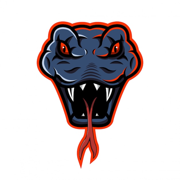 Download Free Head Snake Mascot Logo Premium Vector Use our free logo maker to create a logo and build your brand. Put your logo on business cards, promotional products, or your website for brand visibility.