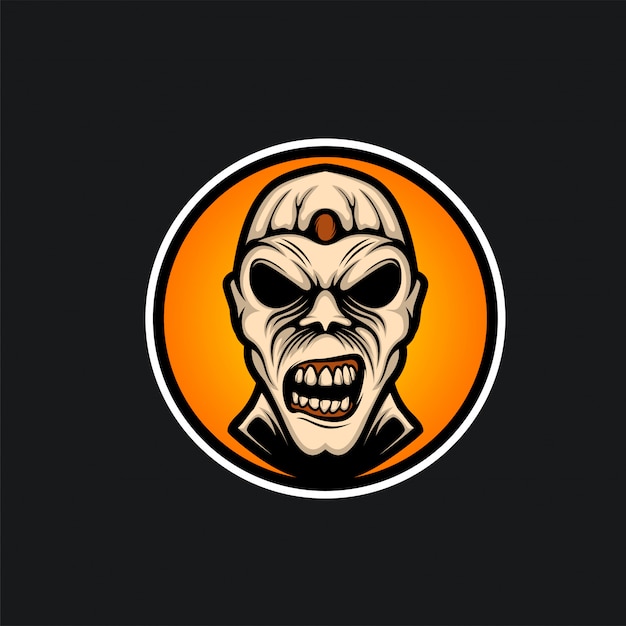 Download Free Head Zombie Logo Ilustration Premium Vector Use our free logo maker to create a logo and build your brand. Put your logo on business cards, promotional products, or your website for brand visibility.