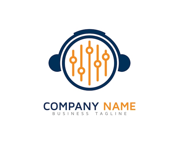 Download Free Headphone Logo Design Premium Vector Use our free logo maker to create a logo and build your brand. Put your logo on business cards, promotional products, or your website for brand visibility.