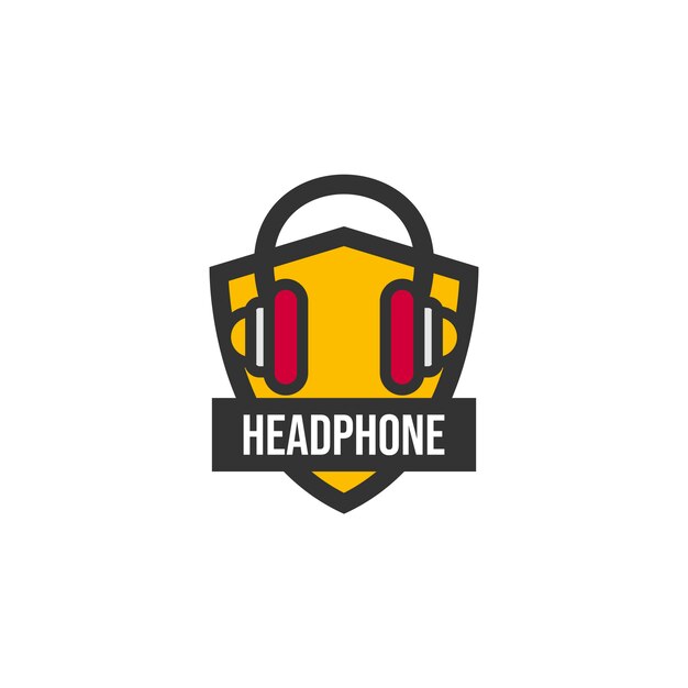 Headphone logo Vector | Premium Download