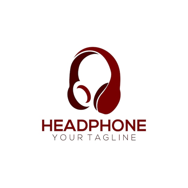 Premium Vector Headphone logo