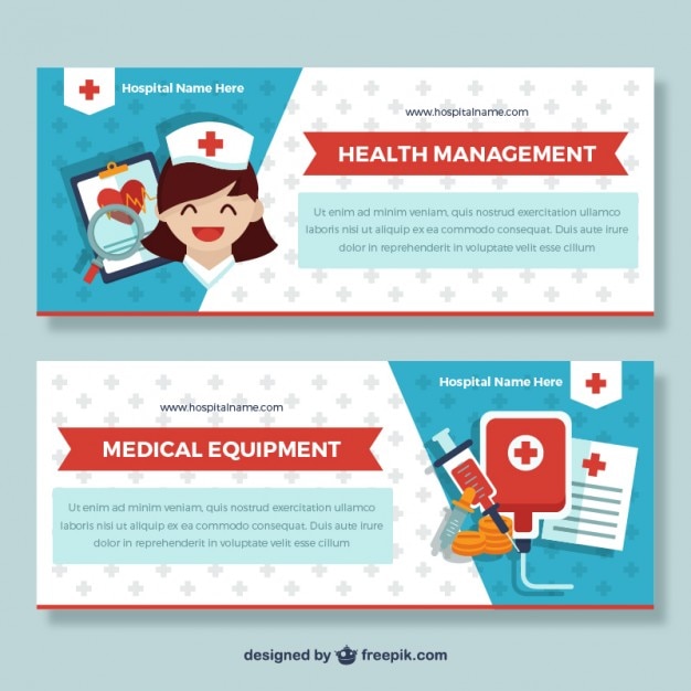 Health care banners