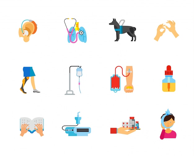 Health care icons collection