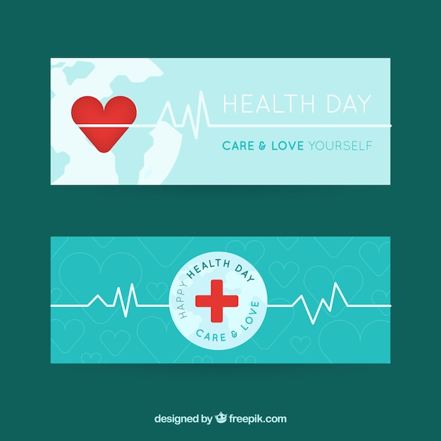 Health day banners