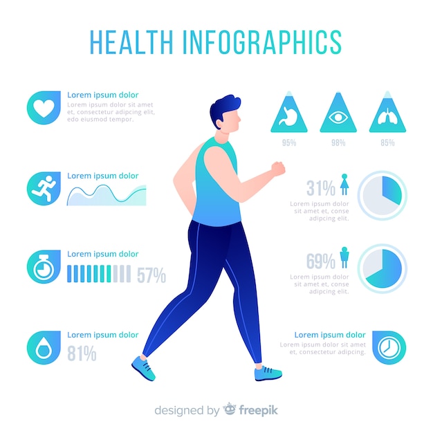 health infographic template