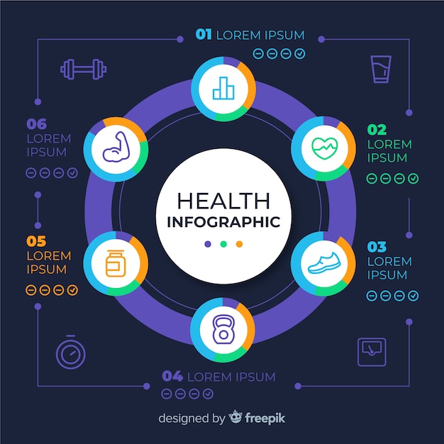 healthcare infographic template