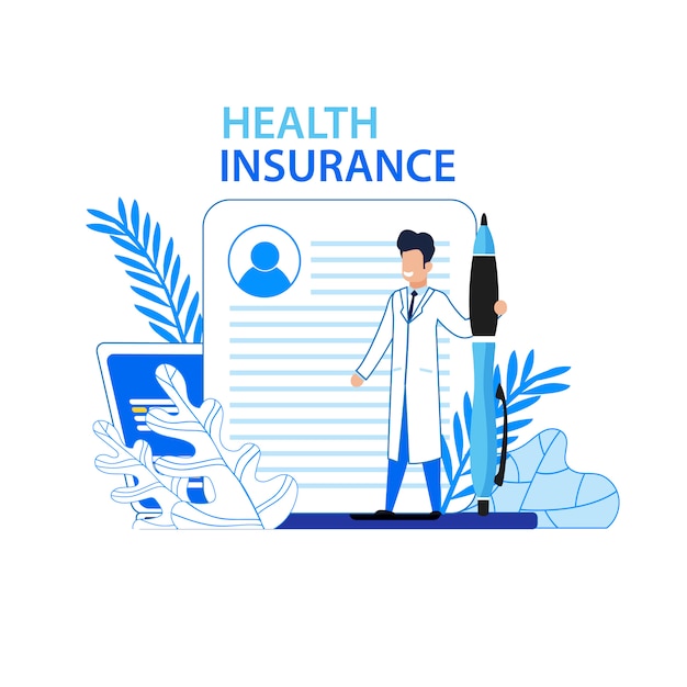 Premium Vector | Health Insurance Flat Isometric Concept