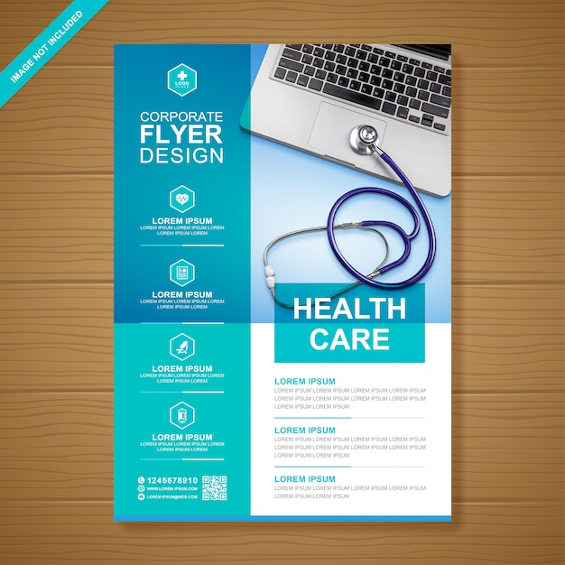 Premium Vector Healthcare And Medical Cover Flyer Design Template