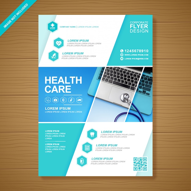 Premium Vector Healthcare And Medical Cover Flyer Design Template