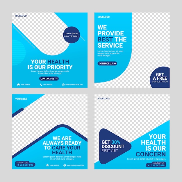 Download Free Healthcare Post Social Media Template Premium Vector Use our free logo maker to create a logo and build your brand. Put your logo on business cards, promotional products, or your website for brand visibility.