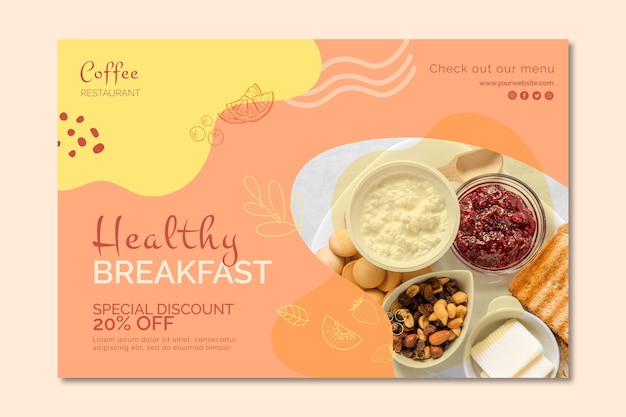 free-vector-healthy-breakfast-banner-template