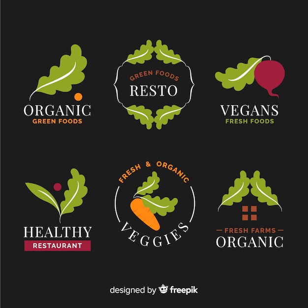 Download Free Healthy Food Logos Free Vector Use our free logo maker to create a logo and build your brand. Put your logo on business cards, promotional products, or your website for brand visibility.