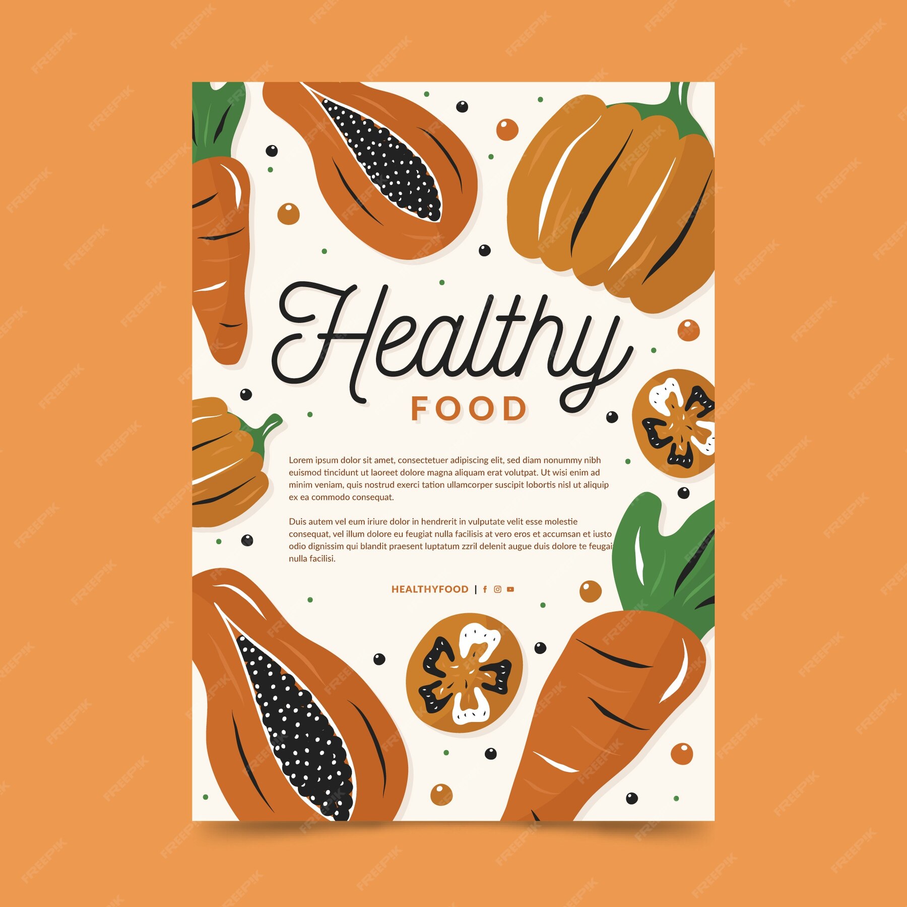 free-vector-healthy-food-poster-template