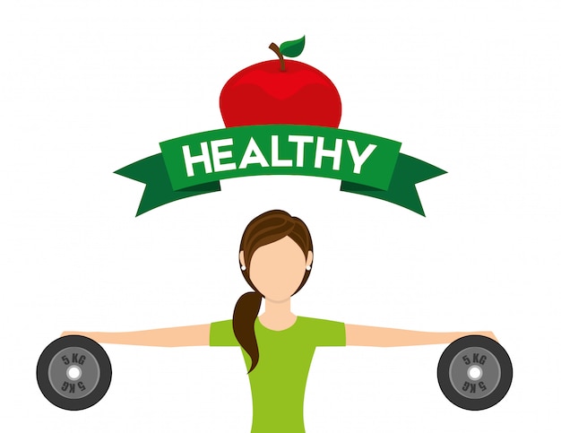 Healthy lifestyle Premium Vector