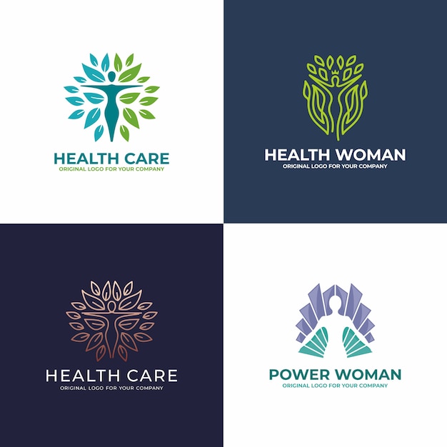 Download Free Healthy Woman Yoga Salon Beauty Logo Design Collection Use our free logo maker to create a logo and build your brand. Put your logo on business cards, promotional products, or your website for brand visibility.