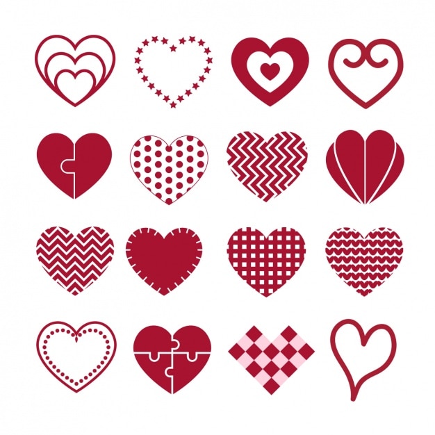 Download Heart designs collection Vector | Free Download