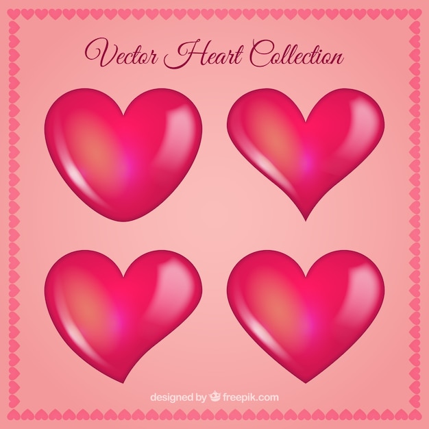 Download Heart designs collection Vector | Free Download