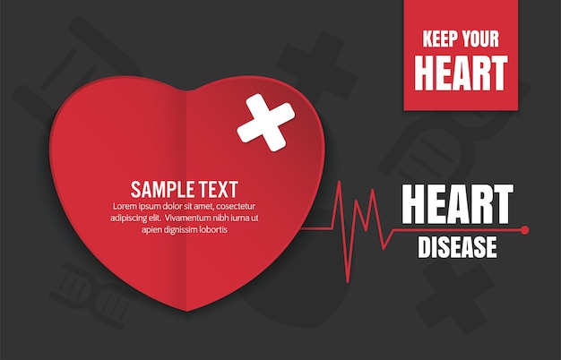 Premium Vector Heart Disease Concept