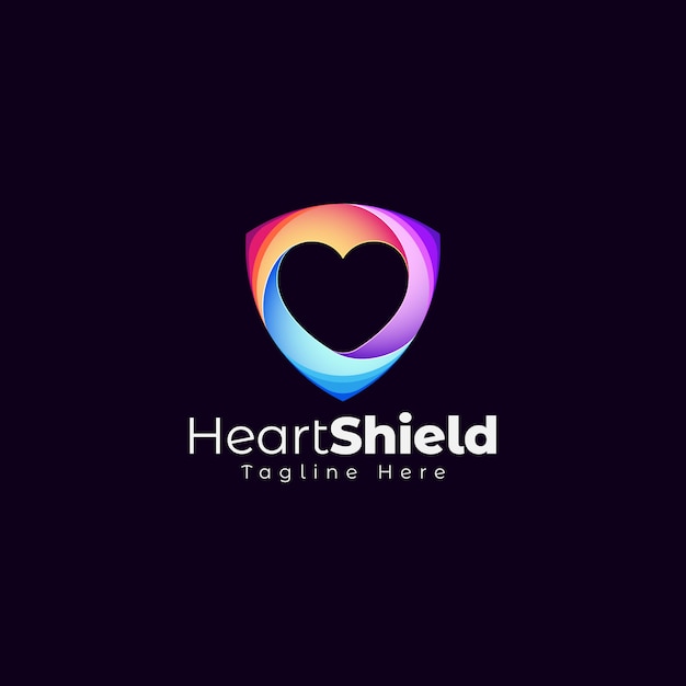 Download Free Heart Shield Logo Template Premium Vector Use our free logo maker to create a logo and build your brand. Put your logo on business cards, promotional products, or your website for brand visibility.
