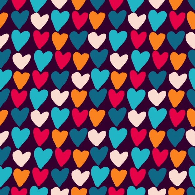 premium-vector-hearts-pattern-design