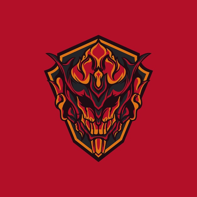 Premium Vector | Hell fire for mascot, logo or other