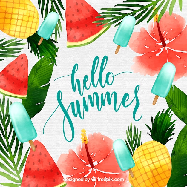 Hello summer картинки