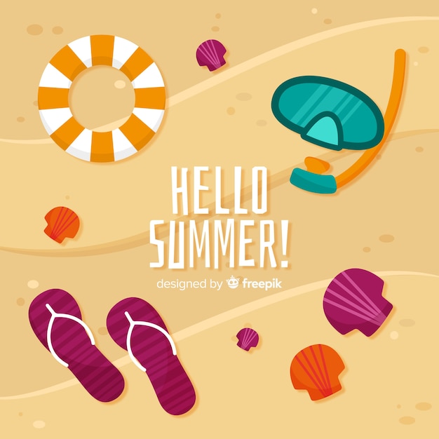 Download Hello summer Vector | Free Download